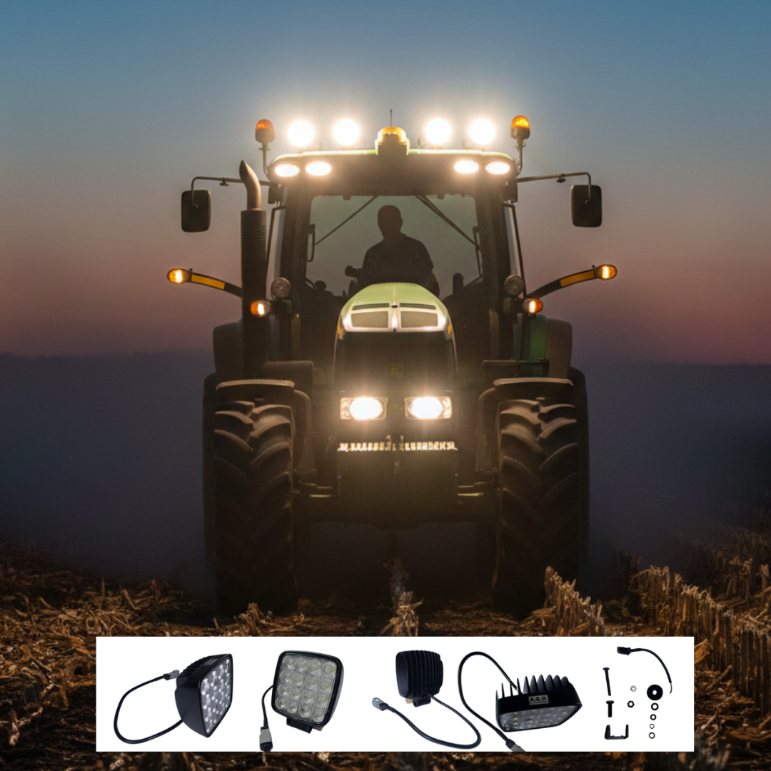 Farol de Milha Quadrado 16 Leds 48W Bivolt