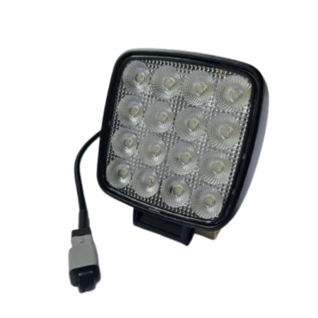 Farol de Milha Quadrado 16 Leds 48W Bivolt