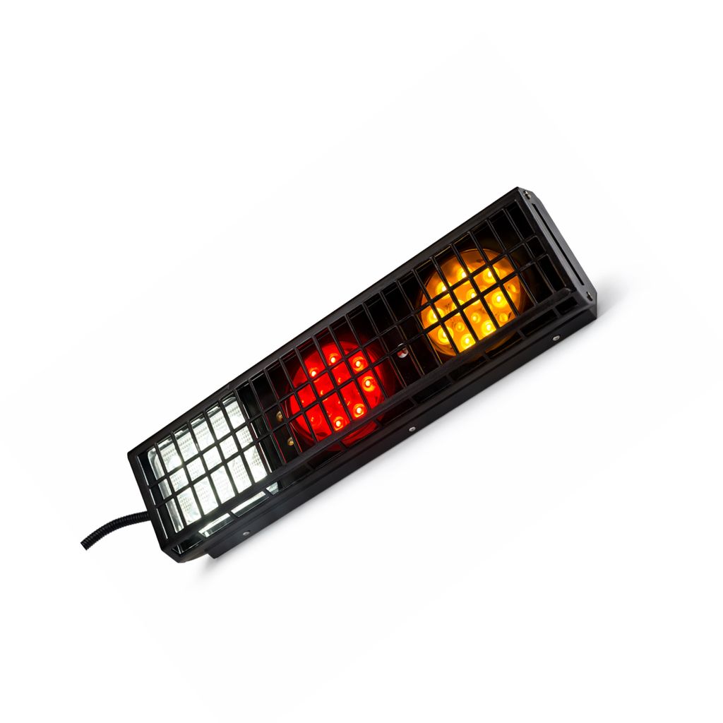 Sinalizador / Lanterna Traseira KC03G27 Powerlight com Grade de Proteção