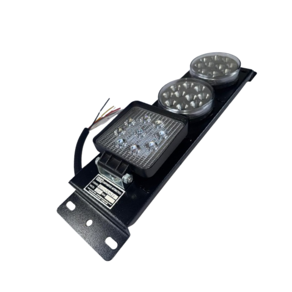 Sinalizador / Lanterna Traseira KC03RM27 com Farol de Milha Acoplado