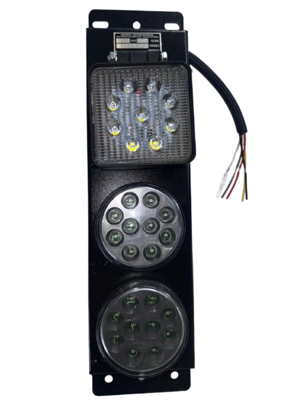 Sinalizador / Lanterna Traseira KC03RM27 com Farol de Milha Acoplado