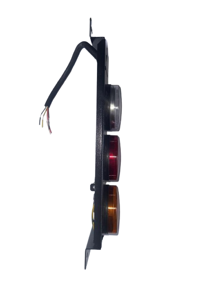 Sinalizador / Lanterna Traseira KC03RM com Lentes Coloridas