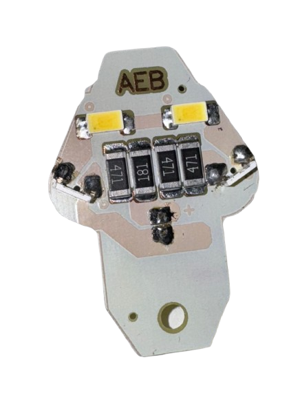 Módulo Placa LED Farol Principal Volvo FH FM 2010 a 2014 24V 70W Branco Frio 8291488 AEB